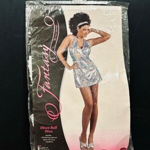 Fun World Disco Ball Diva Costume, Adult S/M